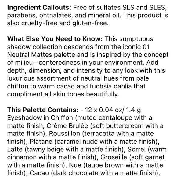 Viseart neutral mattes milieu palette NEW - Picture 3 of 6